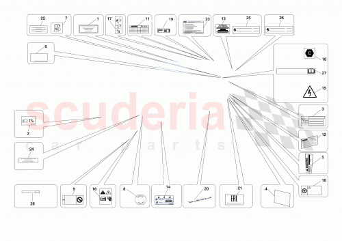Part Diagram for Ferrari 963366