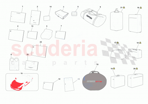 Part Diagram for Ferrari 779254