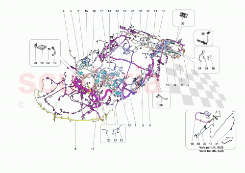 Part Diagram for Ferrari 916349