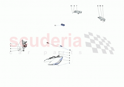 Part Diagram for Ferrari 981614