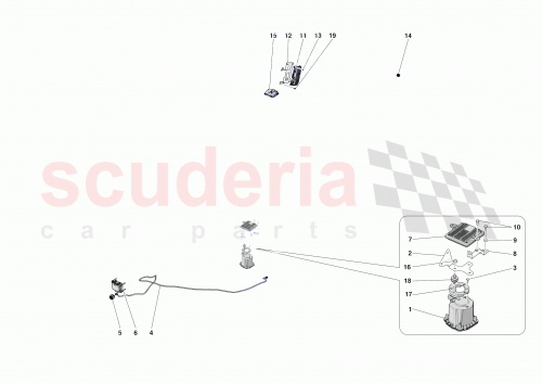 Part Diagram for Ferrari 971865