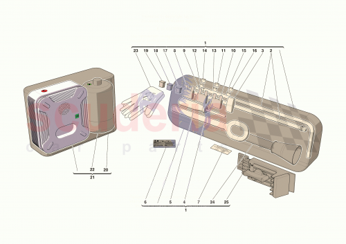 Part Diagram for Ferrari 864531