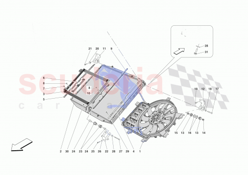 Part Diagram for Ferrari 888546