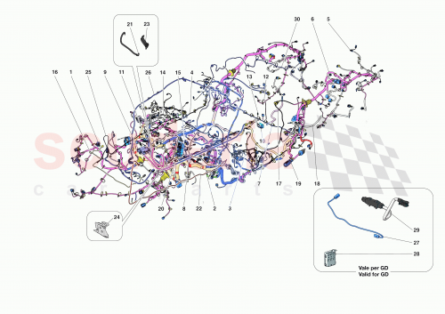 Part Diagram for Ferrari 899442