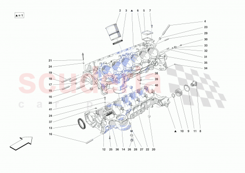 Part Diagram for Ferrari 824484