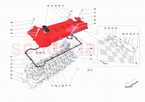 Part Diagram for Ferrari 919201