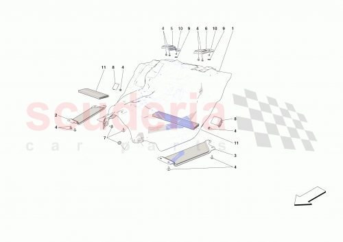 Part Diagram for Ferrari 338349