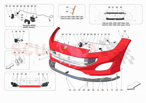 Part Diagram for Ferrari 985837725
