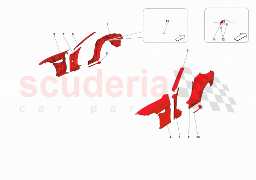 Part Diagram for Ferrari 88750411