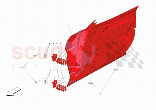 Part Diagram for Ferrari 88685311