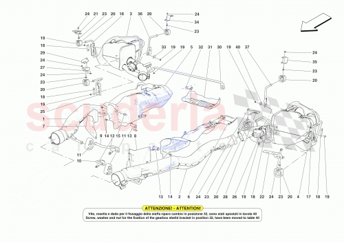 Part Diagram for Ferrari 750137