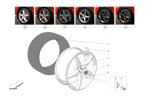 Part Diagram for Ferrari 70007962