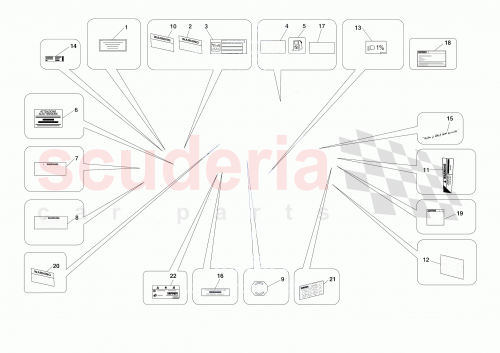 Part Diagram for Ferrari 901495