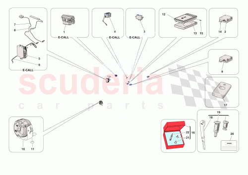 Part Diagram for Ferrari 811665