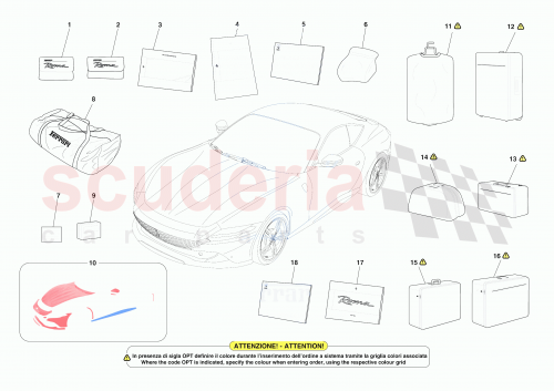 Part Diagram for Ferrari 946825