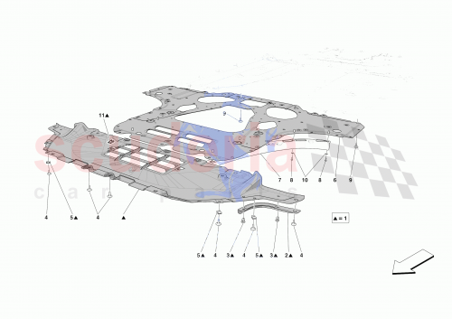 Part Diagram for Ferrari 967499