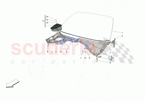 Part Diagram for Ferrari 973687