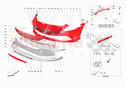 Part Diagram for Ferrari 898559
