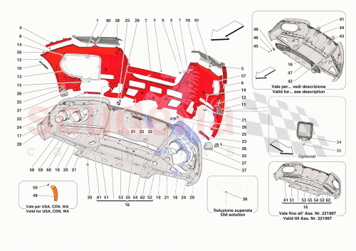 Part Diagram for Ferrari 967979
