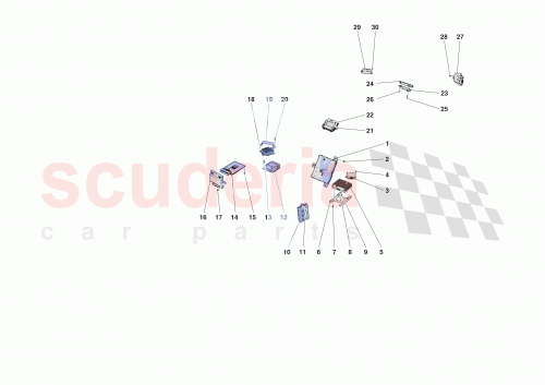 Part Diagram for Ferrari 853167
