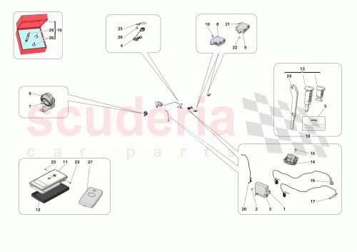 Part Diagram for Ferrari 811663