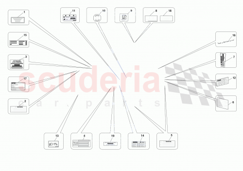 Part Diagram for Ferrari 949498
