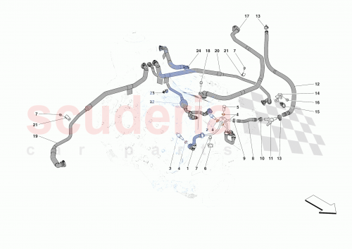 Part Diagram for Ferrari 876117
