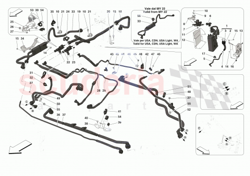 Part Diagram for Ferrari 864412