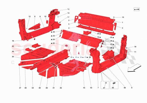 Part Diagram for Ferrari 985864735