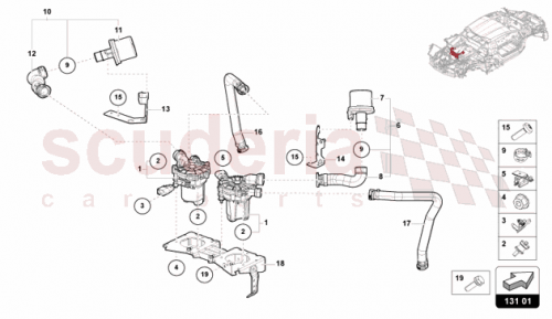 Part Diagram for Lamborghini 47B131461D