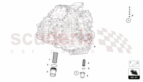 Part Diagram for Lamborghini 47B325183A