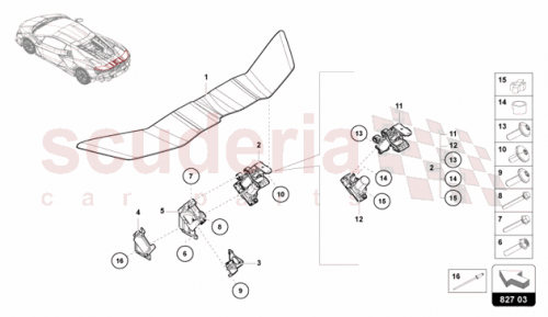 Part Diagram for Lamborghini 47B827878B