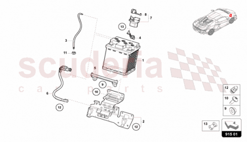 Part Diagram for Lamborghini 9J1805769