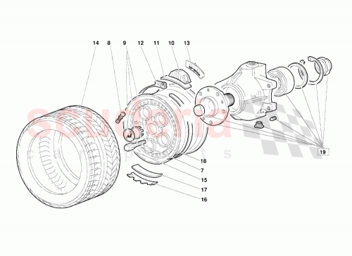 Part Diagram for Lamborghini 005332472