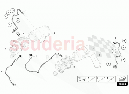 Part Diagram for Lamborghini 8W0906265AC