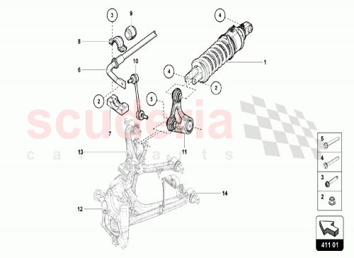 Part Diagram for Lamborghini 470412019Q