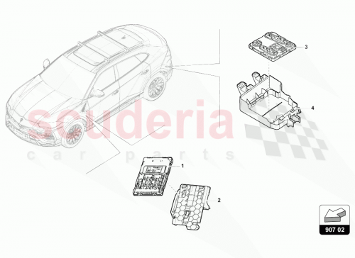Part Diagram for Lamborghini 4M0907286