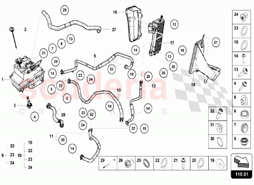 Part Diagram for Lamborghini N0138157