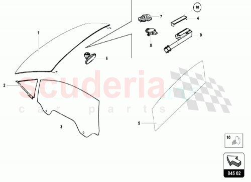 Part Diagram for Lamborghini 4T0845115C