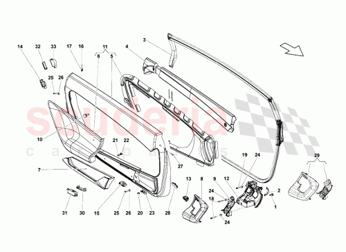 Part Diagram for Lamborghini 400867132C
