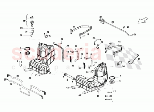Part Diagram for Lamborghini 400201365G