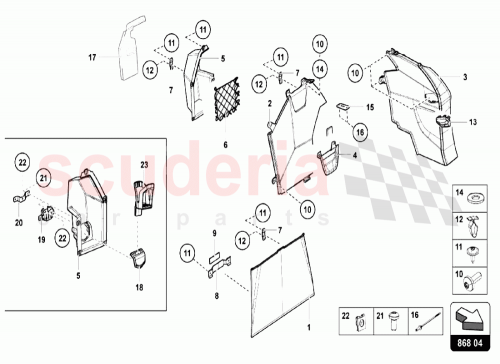 Part Diagram for Lamborghini 475867128C