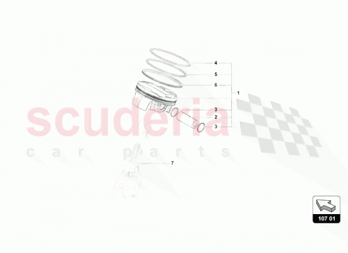 Part Diagram for Lamborghini 07M107075N