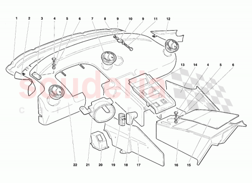 Part Diagram for Lamborghini 009414116