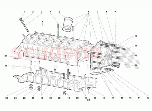 Part Diagram for Lamborghini 008300886