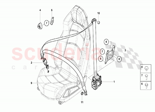 Part Diagram for Lamborghini 472857705AR88