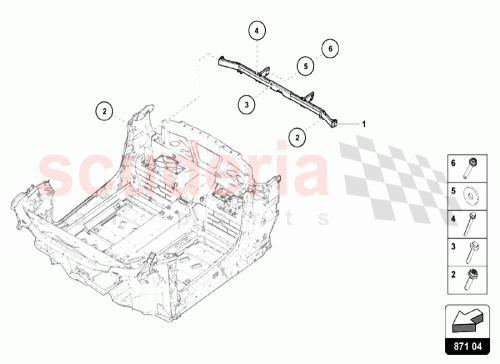 Part Diagram for Lamborghini N90477302