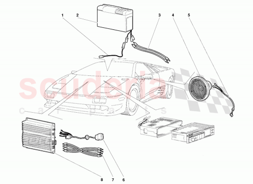 Part Diagram for Lamborghini 005930755