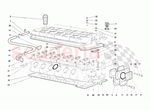 Part Diagram for Lamborghini 003200816