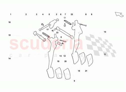 Part Diagram for Lamborghini 400723323A